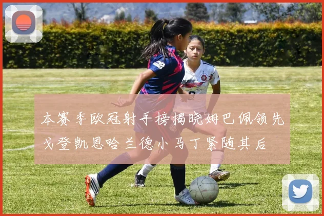 本赛季欧冠射手榜揭晓姆巴佩领先戈登凯恩哈兰德小马丁紧随其后