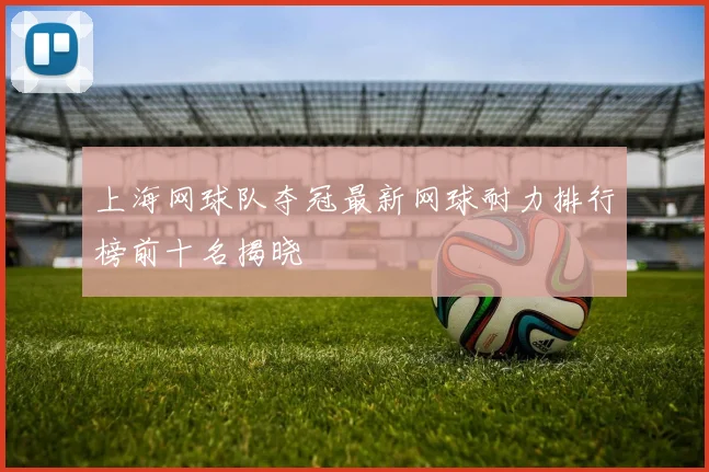上海网球队夺冠最新网球耐力排行榜前十名揭晓
