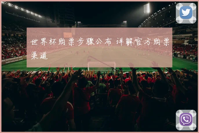 世界杯购票步骤公布 详解官方购票渠道