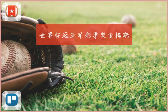 世界杯冠亚军彩票奖金揭晓